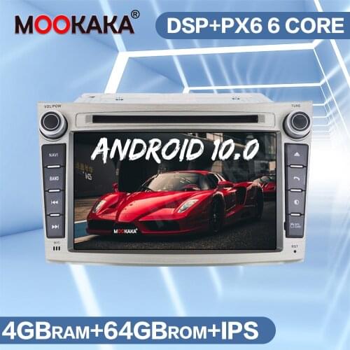 Android 10.0 4GB+64GB PX6 Car DVD Player Multimedia Radio For Subaru Legacy Outback 2009-2014 GPS Navigation Auto Stereo DSP IPS