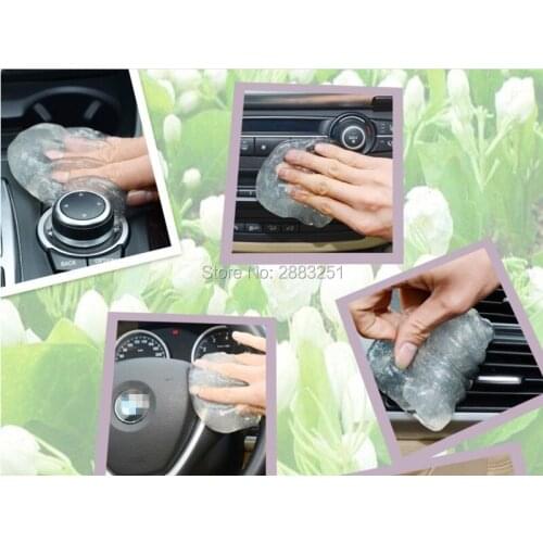 Car styling Magic Cleaning Compound Gel Super Soft Sticky Dust for Honda fit accord crv civic 2006-2012 jazz city accessories