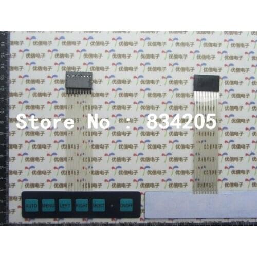 Free shipping 1*6 matrix keyboard membrane switch Single-chip extended keyboard with light