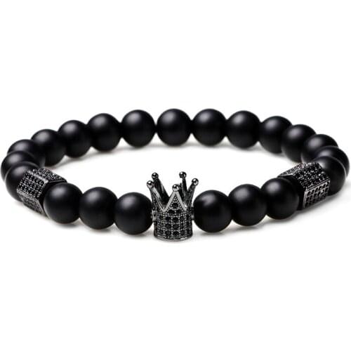 Beads Bracelet Alloy Accessories Natural Tigers-eye Jewelry Buddhist Buddha Prayer Bracelet Inlaid Gem Unisex Pulseira