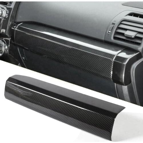 For Toyota 4Runner 2010-2021 Carbon Fiber Co-Pilot Dashboard Center Console Stripe Panel Cover Trim