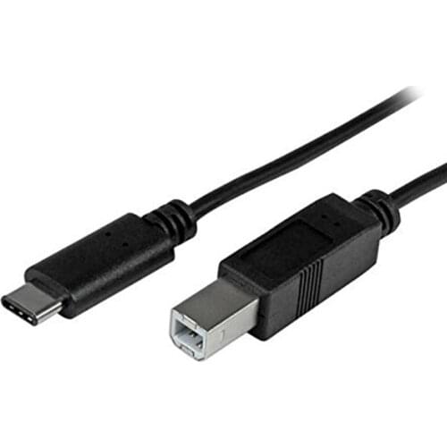 USB 3.1 Type C printer cable USB-C to USB 3.0 B male 1.0M (copper conductor+foiling+AL braiding)