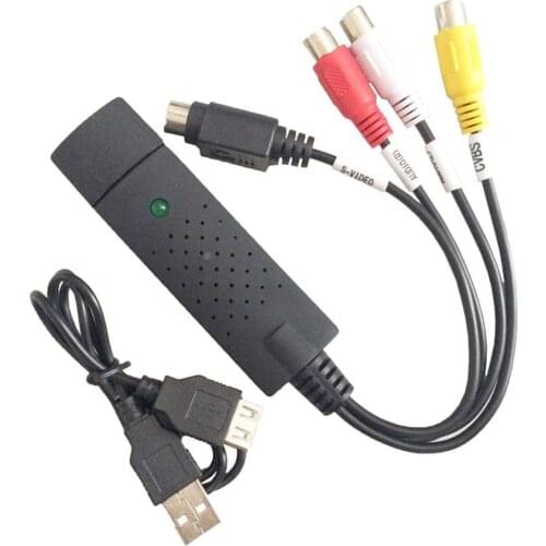 JETTING USB 2.0 VHS To DVD Converter Analog Video To Digital Format Easycap Audio Video DVD VHS Record Capture Card PC Adapter