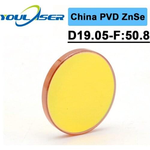 China ZnSe Laser Lens 19.05mm Dia FL50.8mm 2inches For CO2 Laser Engraving And Cutting Machine