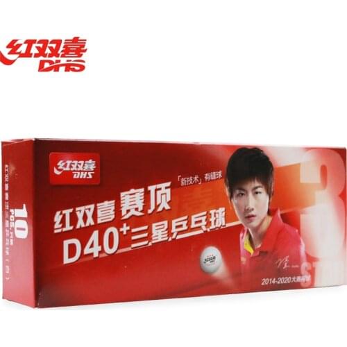 20 Balls DHS 3-Star D40+ (Ding Ning) Table Tennis Balls New Material Plastic Poly Ping Pong Balls