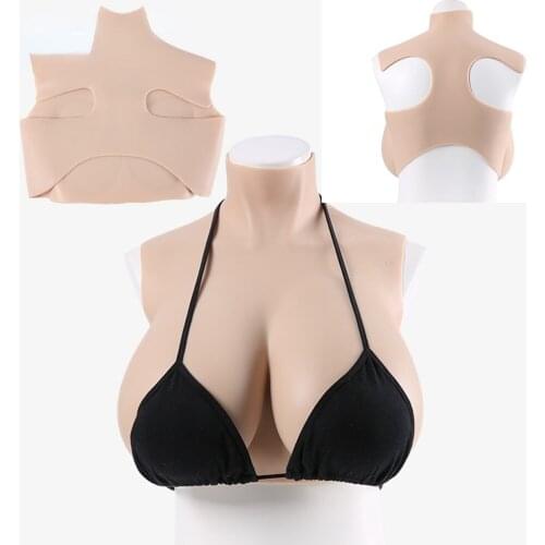 Newest Artificial Silicone Breast Form Fashion False Fake Boobs For Crossdresser Transgender Shemale Drag-Queen Enhancer Cosplay