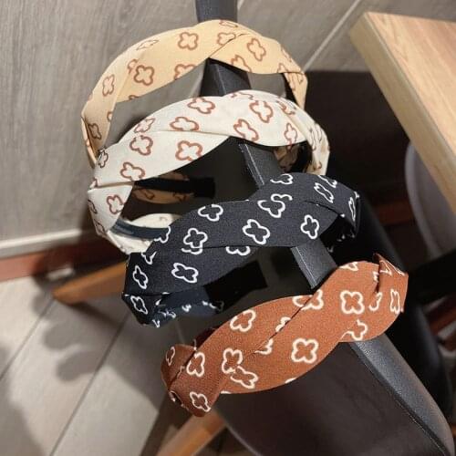 Wide Knot Hair Bands For Women Headdress Clould Soild Color Cloth Headband Bezel Girls Hairband Hair Hoop Female Hair Accessorie