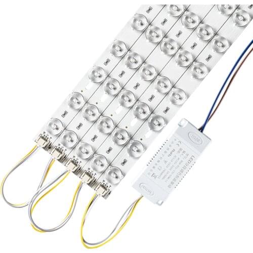 LED Strip light board 12W-54W Retrofit light board dimmable 3000k 4000K 6000k ceiling light replace energy-saving lamp H tube
