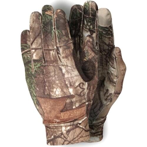 Professional Tree Bionic camouflage Hunting Fishing Gloves Anti-slip Riding Gloves Spring Summer Gloves Polyester Elastic Gloves