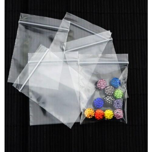 Plastic Packing Bags !5000pcs/lot (5cm*7cm) Clear Resealable Plastic Bag PE Zip Lock Pouches thickness:0.08mm