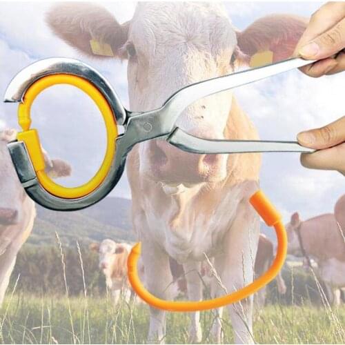 Plastic Cattle Nose Traction Ring Horse Donkey Traction Tool Cattle Nose Clamp Farm Equipment Cow Farm Cloghing Cattle Supplies