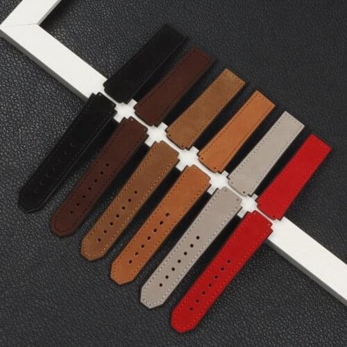 Top quality for Hublot Strap watchband Accessories 23*15mm Rubber Silicone leather Straps Bracelet watch band tools