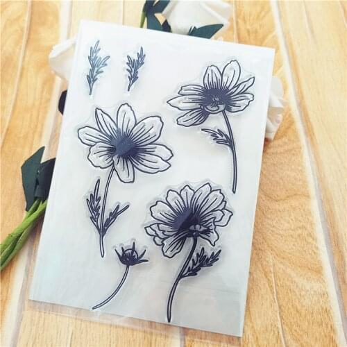 11*16CM Hot selling sunflower seal transparent clear stamp silicone seal roller stamp DIY scrapbook album / card production