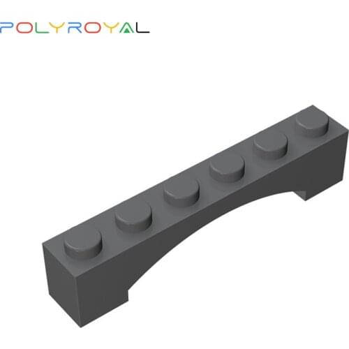 Building Blocks accessories DIY bending Plates 1x6x2 Arch brick 10 PCS Creative Educational toy for children birthday gift 92950