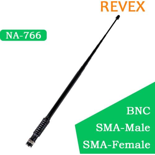Nagoya NA-766 BNC 80-600MHz Dual Band CB Radio Telescopic Antenna for Icom IC-V8 ICV82 IC-U82 IC-V85 TK308 CP520