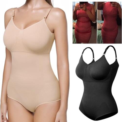 Women Bodysuit Shapewear Seamless Body Shaper Tummy Control Slimming Sheath Abdomen Shapers Waist Trainer Push Up Corset Tops