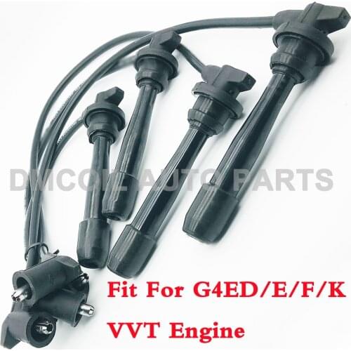 1 SET IGNITION WIRE FOR HYUNDAI COUPE ELANTRA GETZ MATRIX ACCENT I II III KIA CERATO RIO II 1.4L-1.6L VVT (95-) 27501-26D00