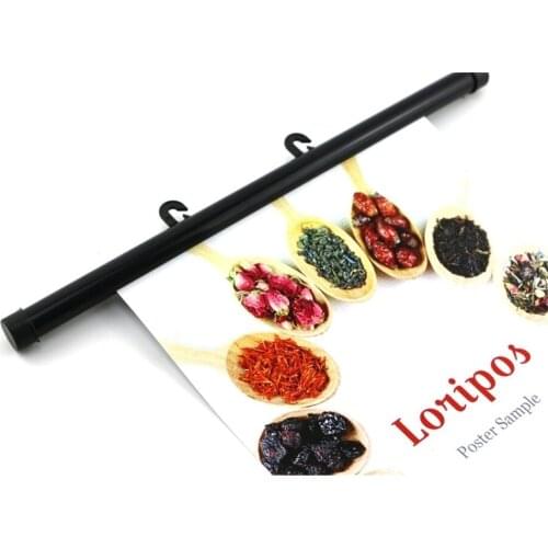 100cm POP Plastic Poster Hanger Banner Clip Strip Ceiling Flag Clip Rod Poster Snap Advertising banner holder support system