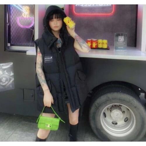 112635 Luxury Branded Design Winter 90% Duck Down Jacket Warm Windproof Casual Versatile Fashion Hooded Down Vest Unisex M4