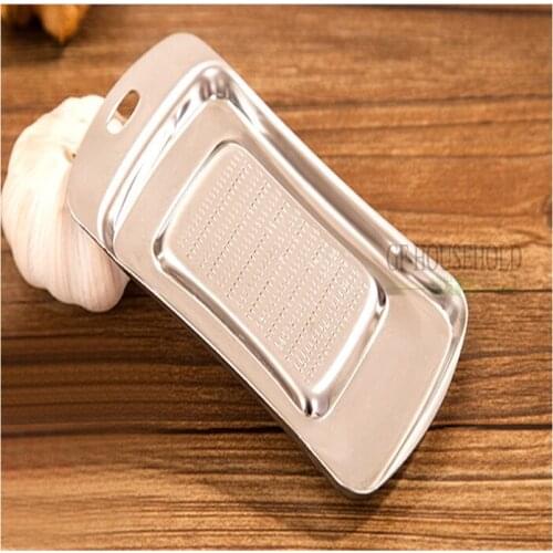 2pcs Stainless Steel Ginger and Garlic Grater - Kitchen Gadgets To Grate, Shred, Zest And Grind Ginger And More