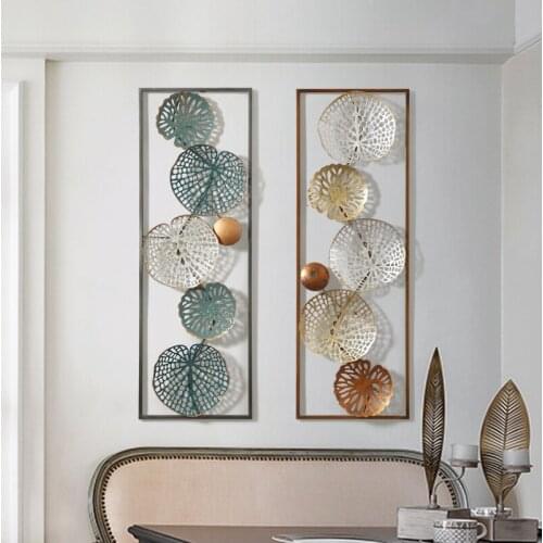 American Wrought Iron Crafts Wall Decoration Home Creative Wall Hanging Mural Ornaments Porch Bedroom Wall Accessories Art Decor