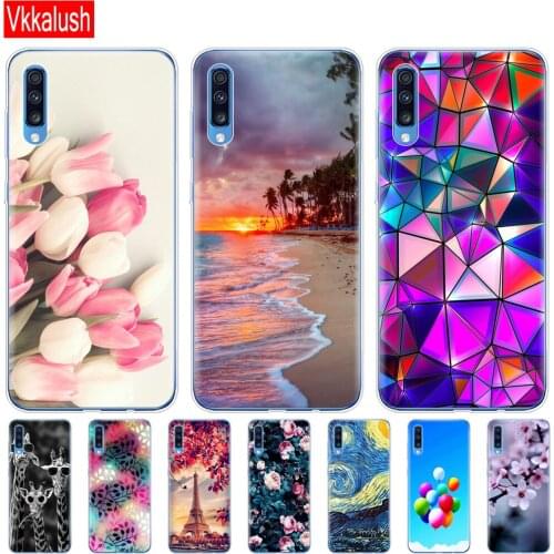 For Samsung A70 Case 2019 cute Soft TPU Phone Back Cover For Samsung Galaxy A70 silicon Cases Coque Capa A 70 A705 A705F bumper