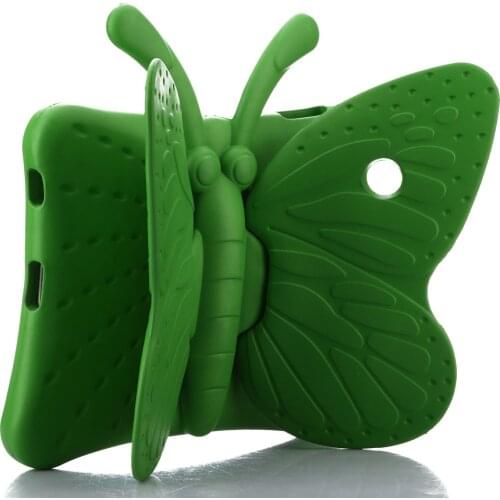 EVA Case Holder for ipad 2 3 4 Air /Air 2 / ipad 9.7pro 9.7 butterfly Kids Cover Stand para shell for ipad 2017 2018 Coque
