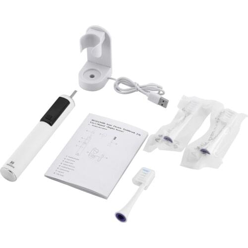 Electric Toothbrush Wireless Charge Sensing OLED Display IPX7 Waterproof Electric Toothbrush Set Oral Care