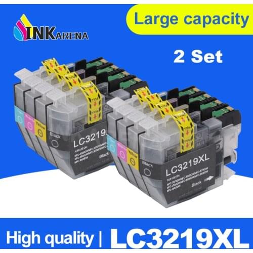 INKARENA 2Set LC3219 LC3219XL Full Ink Cartridge For Brother MFC-J5330DW J5335DW J5730DW J5930DW J6530DW J6935DW Printer 4 Color