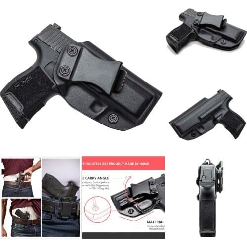 Kydex Concealment Holsters For Sig Sauer P365 Trigger Guard Hook Inside Waistband Concealed Carry Carbon Fiber Iwb