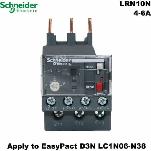 Schneider Electric LRN10N contactor LR-N10N 4-6A LC1N EasyPact D3N contactor thermal overload relay brand new original export