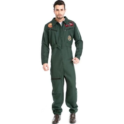 Halloween Costume Adult Male Pilot Professional Role-playing Costume Cosplay Costumes