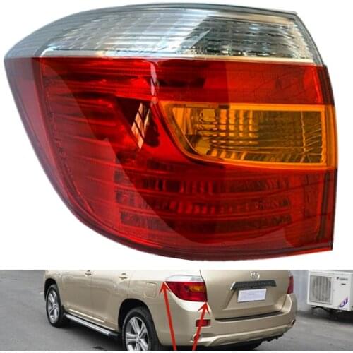 For Toyota Highlander rear tail light 09 11 12 13 14 car tail light cover assembly reversing left and right turn signal