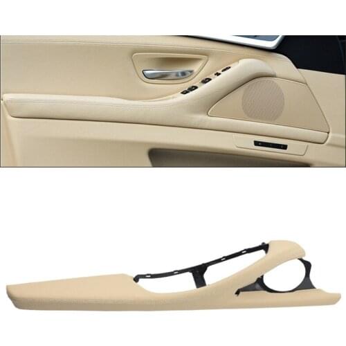 LHD Interior Door Handle Armrest PU Leather Outer Frame Bracket For-BMW 5 Series F10 F11 F18 520I 523I 525I 528I 535I