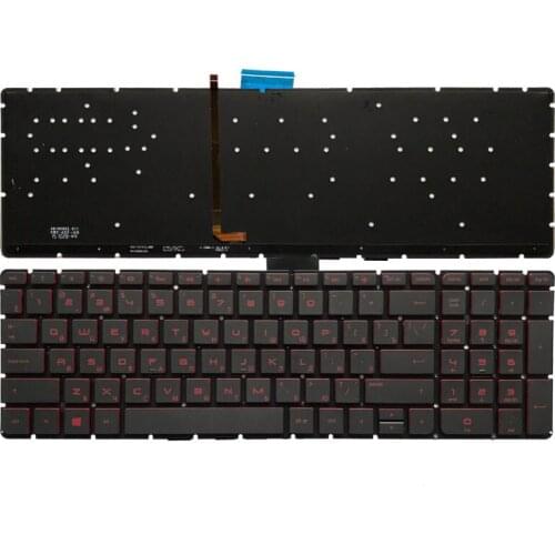 NEW RU Keyboard for HP 15-ab 15-ak 15-bc 15-ab000 15-ab100 15-ab200 15z-ab100 835664-001 Laptop Keyboard with backlight