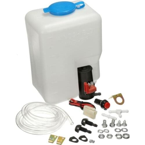 Car Windshield Washer Reservoir Pump Bottle Kit 12V Jet Switch Clean Tool for Car for Boats for Marine Classic Drop Shipping