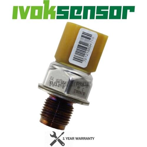 Original Diesel Fuel Rail Pressure Sensor 03L 906 054 85PP26-93 For Volkswagen Beetle Skoda Golf Passat AUDI A3 A5 A6 Q5 2.0 TDI
