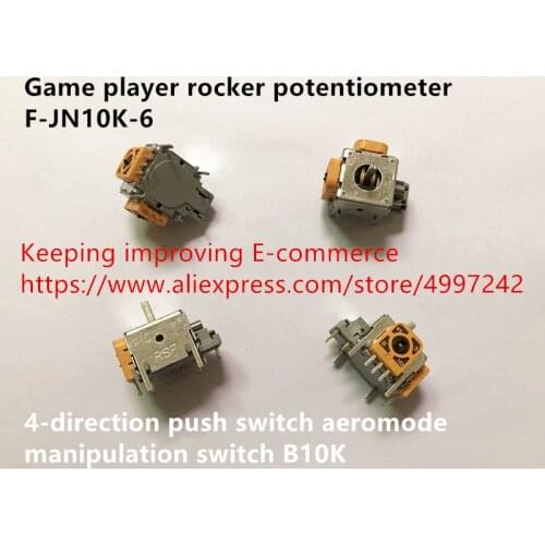 Original new 100% F-JN10K-6 game player rocker potentiometer 4-direction push switch aeromode manipulation switch B10K