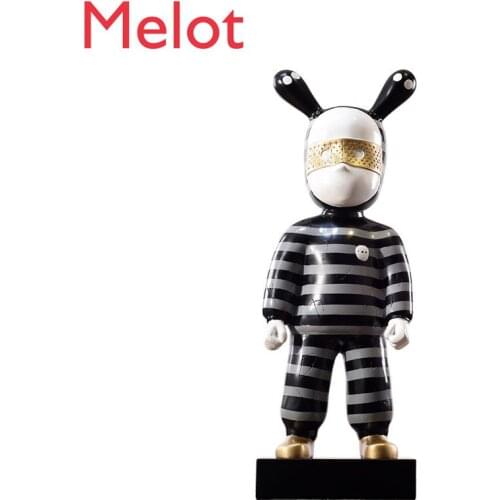 Personalized Creative Figure Sculpture Home Living Room Office Desk Surface Panel Floor Art Decoration High-End Elegant