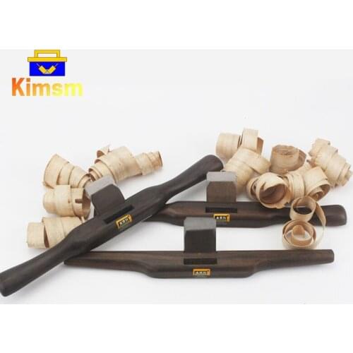 Adjustable Round Handle Ebony Spokeshave For Woodworking High Quality Hand Plane Trimming Tool With Stainless Steel Steel Bottom