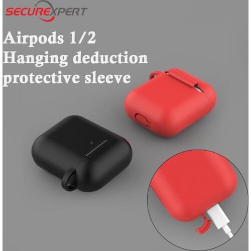 Hot Silicone airpods case For Apple Airpods 1/2 Cover Protective Earphone Case for airpods 2/1 Cover Headphones case