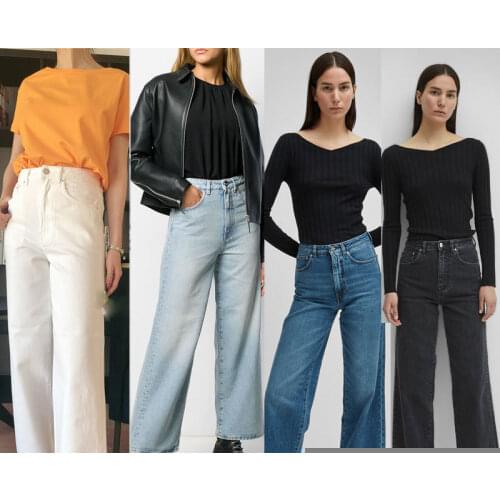VNXIFM Women's Cropped Jeans
