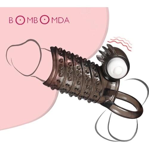 Delayed Ejaculation Penis Ring Vibrator Sex Toy For Men USB Charge Silicone Cock Ring Vibrating On Dick For Sex For Men Cockring