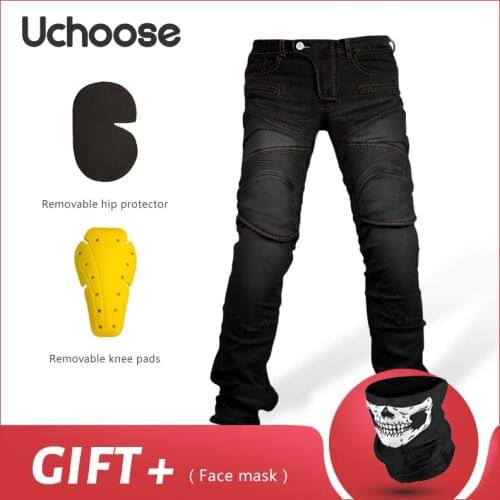 2021 Protective Gear Motorcycle Pants Adult Male Black Jeans Riding Touring Motorbike Trouser Motocross Blue Pant Pantalon Moto