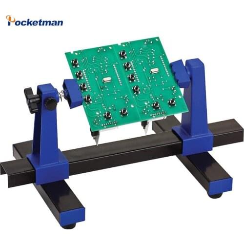 PCB Holder Clamp Holds Circuit Board for Soldering 360° Adjustable Aid Adjustable Rotary Welding Auxiliary Clamp Repair fixture