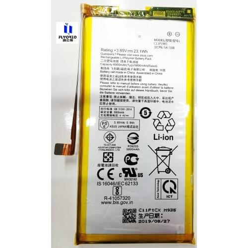 New High Quality 6000mAh C11P1901 Battery For ASUS ZenFone ROG 2 Game ZS660KL I001DB ZS600KL Z01QD Mobile Phone