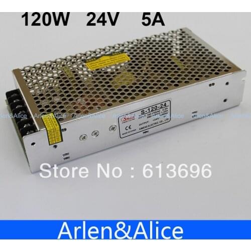 120W 24V 5A Single Output Switching power supply for LED Strip light