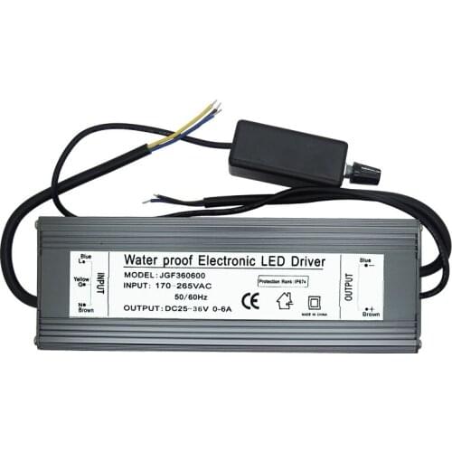 200W Waterproof Dimmable LED Driver Power Supply Dimmer DC 25V-36V 0-6A