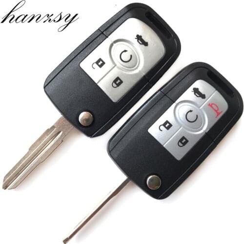 4/5 Buttons Flip Folding Key Shell Case For Buick Excelle LaCrosse Replaceable Auto Remote Control Key Fob Housing Cover &blade
