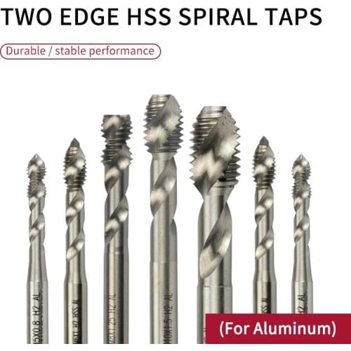 1pcs/5pcs/10pcs M6x1 /M5x0.8/M4x0.7/M3x0.5 CNC lathe machining parts for metal processing aluminum small tap set